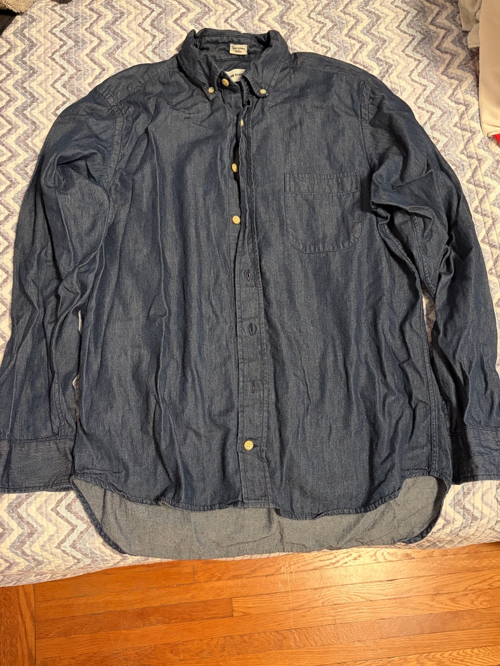 Taylor Stitch Indigo Button-Front Shirt